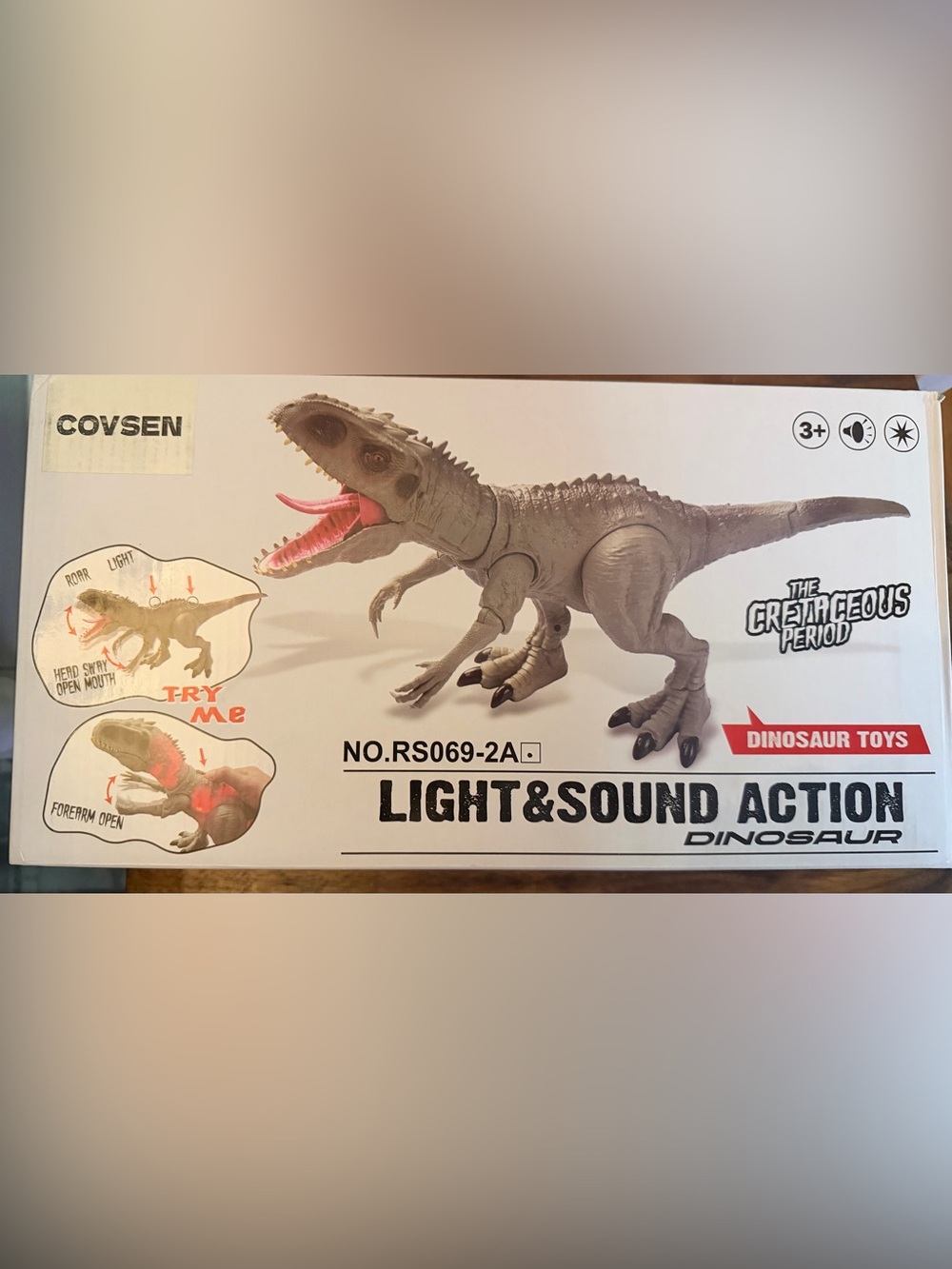 Covsen light & sound action Dinosaur- the Cretaceous period